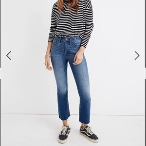 Madewell Cali Demi boot jeans back seam edition 24